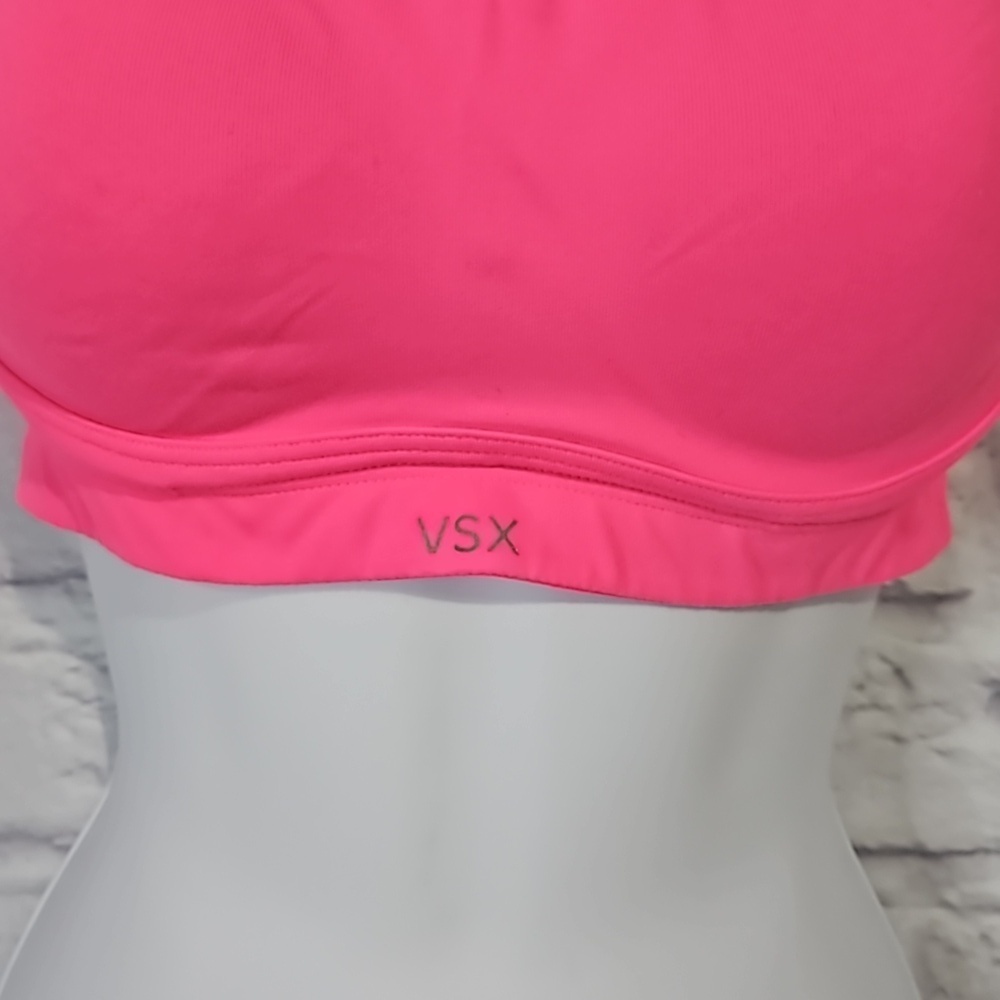 Victoria's Secret Sport hot pink sports bra - Picture 2 of 6